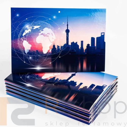 Kalendarz jednodzielny firmowy płaska główka 2026 Twój projekt  